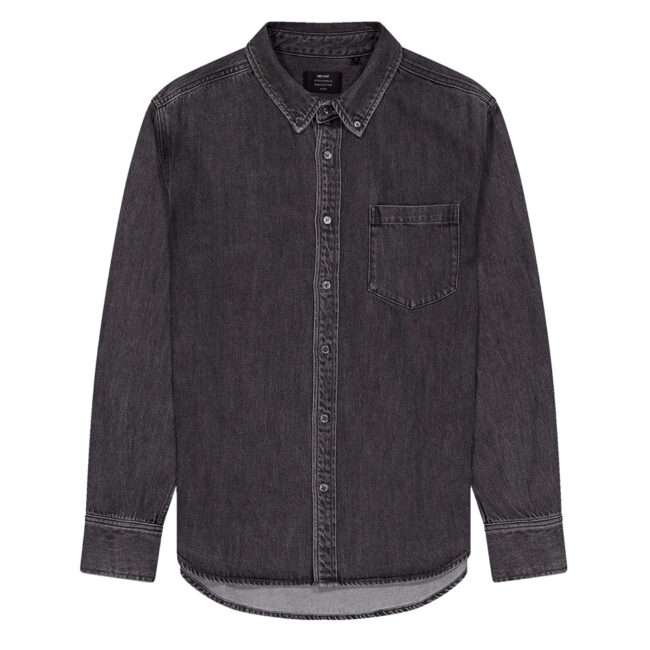 Neuw Curtis LS Denim Shirt - Faded Black