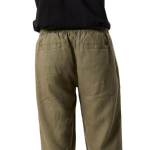Mr Simple Burbank Linen Pant - Fatigue