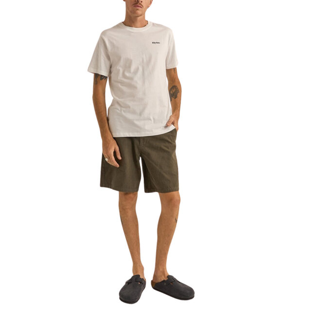 Rhythm Essential Stripe Short - Fatigue