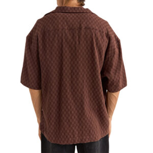 Rhythm Relaxed Texture SS Shirt - Chocolate