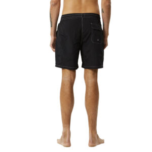 Afends Baywatch Swim Shorts 18" - Black