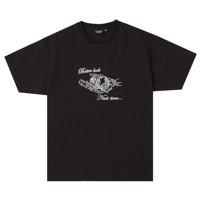 Afends Bad Luck Heavy Boxy Fit Tee - Black