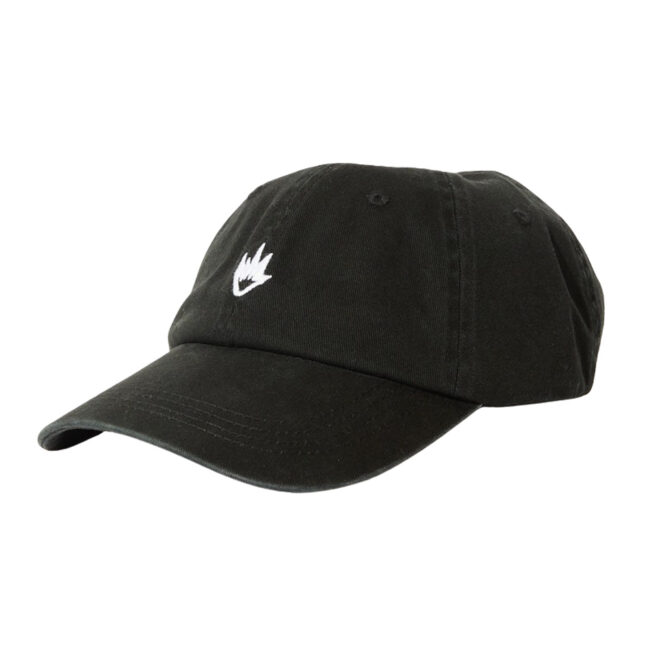 Afends Core Recycled Six Panel Cap - Stone Black