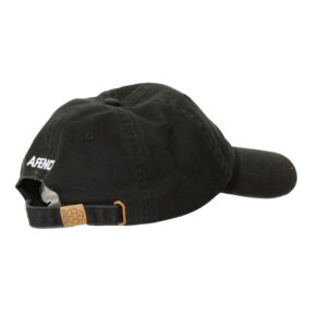 Afends Core Recycled Six Panel Cap - Stone Black