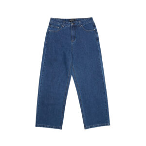 Afends Pablo Hemp Denim Baggy Fit Jean - Authentic Blue