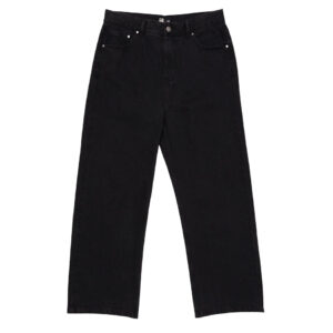 Afends Pablo Hemp Denim Baggy Fit Jean - Washed Black