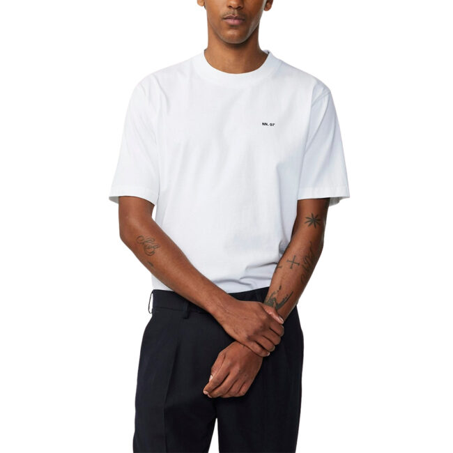 NN07 Adam EMB 3209 Tee - White