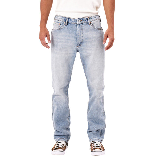 Rollas Rancho Comfort OG Jeans - Bleached Vintage Indigo