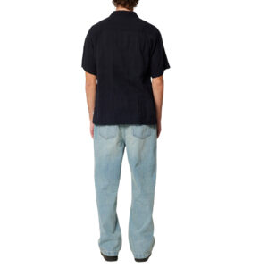 Rollas Bowler Seersucker Shirt - Vintage Black