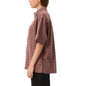Afends Wrecked Short Sleeve Shirt - Terra
