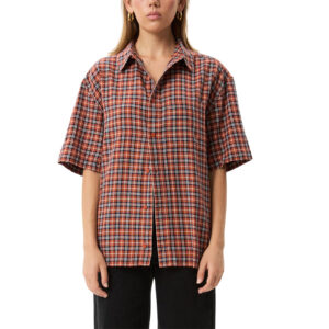 Afends Wrecked Short Sleeve Shirt - Terra