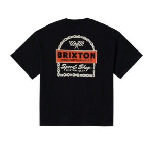 Brixton Drayton HW Relaxed Tee - Black Classic Wash