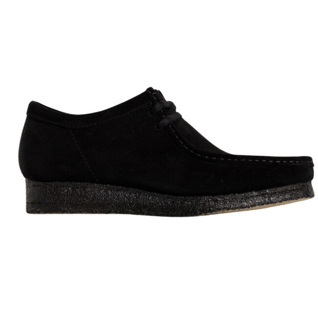 Clarks Wallabee (M) - Black Suede II G