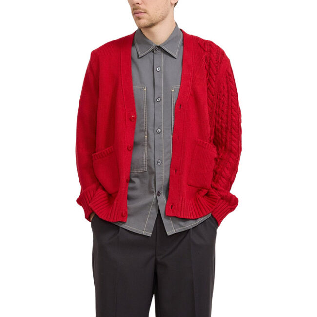 Larriet Merge Cardigan - Red