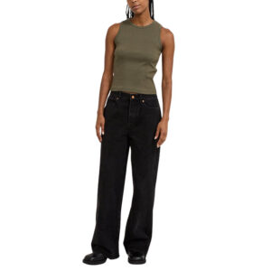 Larriet Womens Wale Jeans - Used Black