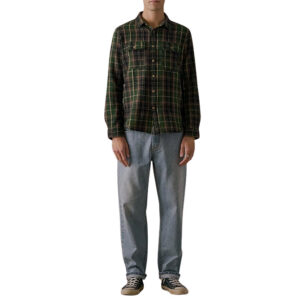 McTavish Twin Pocket Flannel Shirt - Dark Green