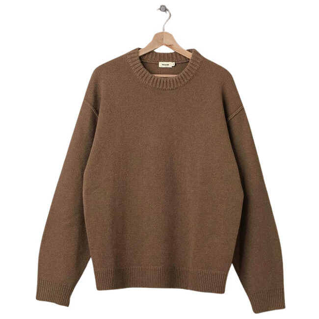 McTavish - Reverse Seam Knit - Dark Tan