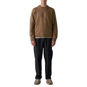 McTavish - Reverse Seam Knit - Dark Tan