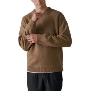 McTavish - Reverse Seam Knit - Dark Tan