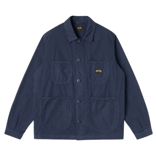 Stan Ray Coverall Jacket - Navy Poplin