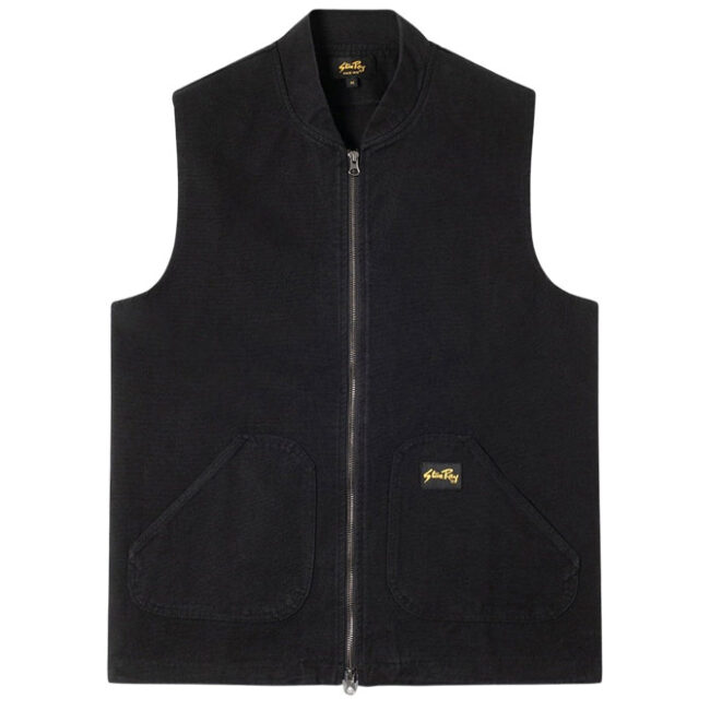 Stan Ray Work Vest - Washed Black