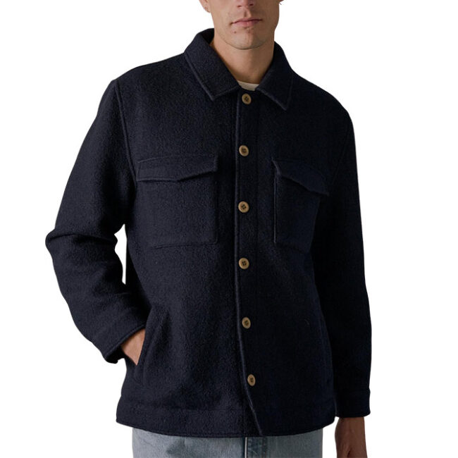 McTavish Wool Jacket - Dark Blue
