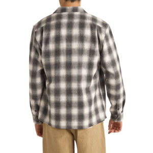 Rhythm Plaid LS Flannel Shirt - Ash