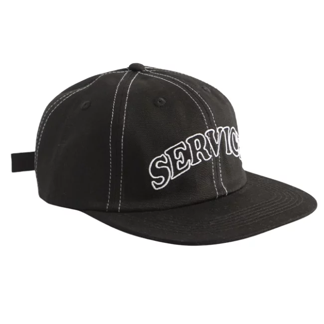 Service Works Arch Logo Contrast Stitch - Black