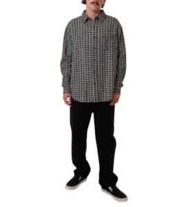 Thrills Hazed Long Sleeve - Black