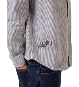 Thrills Occasions Filter Long Sleeve Shirt - Black Stripe