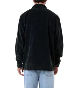 Thrills Reality Long Overshirt - Black/Turkish Coffee