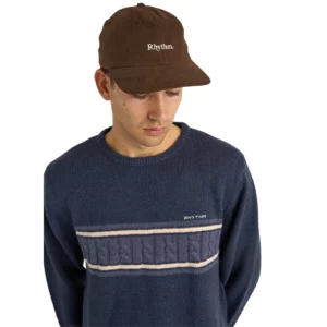 Rhythm Essential Brushed Twill Cap - Vintage Brown