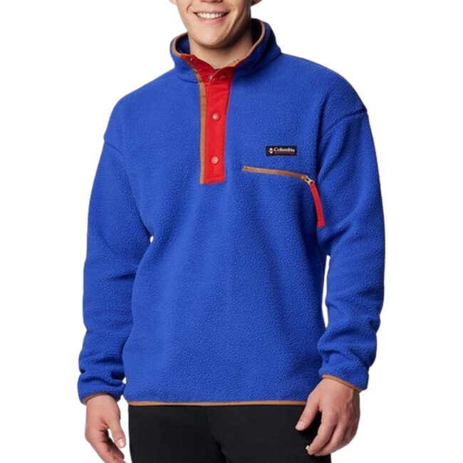 Columbia M Helvetia II Half Snap Fleece - Clematis Blue