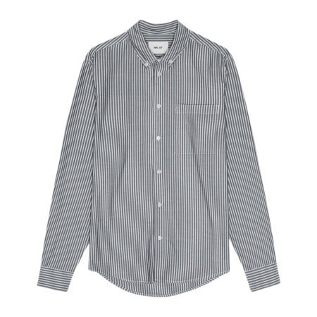 NN07 Arne BD 5655 LS Shirt - Black Stripe