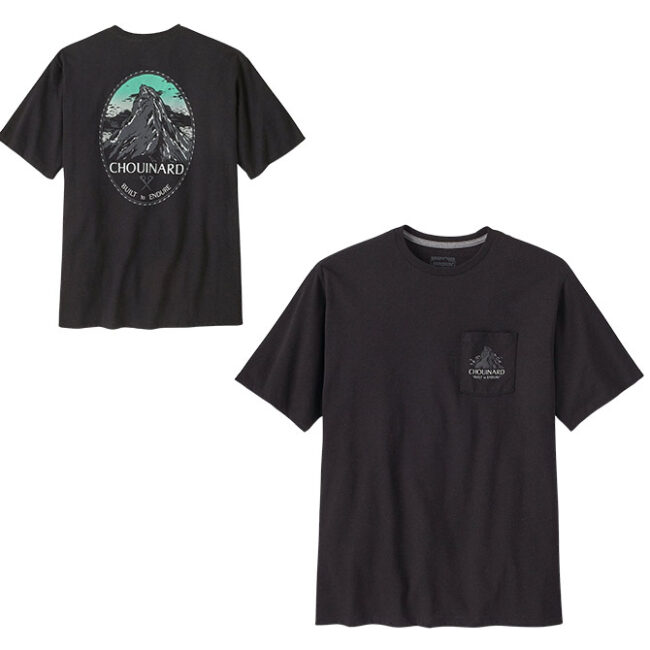 Patagonia M's Chouinard Crest Pocket Responsibili-Tee - Ink Black