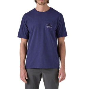 Patagonia M's Chouinard Crest Pocket Resposibili-Tee - Solstice Purple