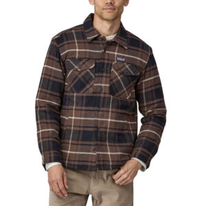 Patagonia M's LW Insulated Fjord Flannel Shirt - Molasses Brown