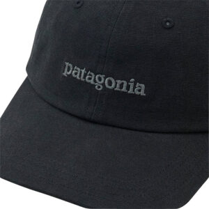 Patagonia Fitz Roy Icon Trad Cap - Text Logo: Ink Black