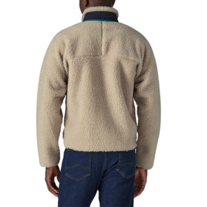 Patagonia M's Classic Retro-X Jacket - Natural w/Smolder Blue