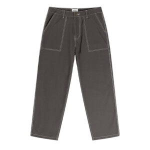 Rhythm Contrast Stitch Carpenter Pant - Black