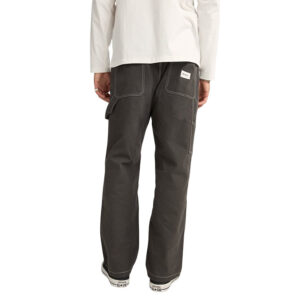 Rhythm Contrast Stitch Carpenter Pant - Black