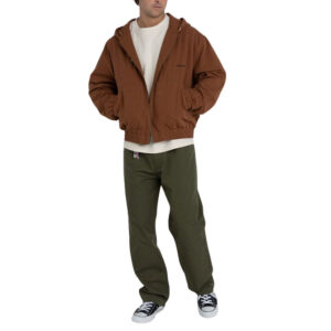 Rhythm Hooded Work Jacket - Vintage Brown