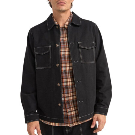 Rhythm Canvas Overshirt - Black