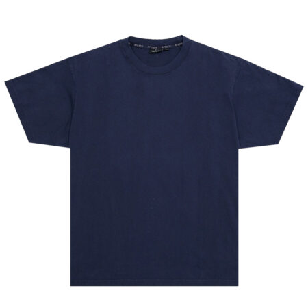 Afends Genesis Heavy Weight Boxy Fit Tee - Washed Deep Sea