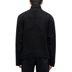 Neuw Zip Through Borg - Black