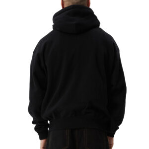 Afends Wired Recycled Boxy Pull On Hood - Black