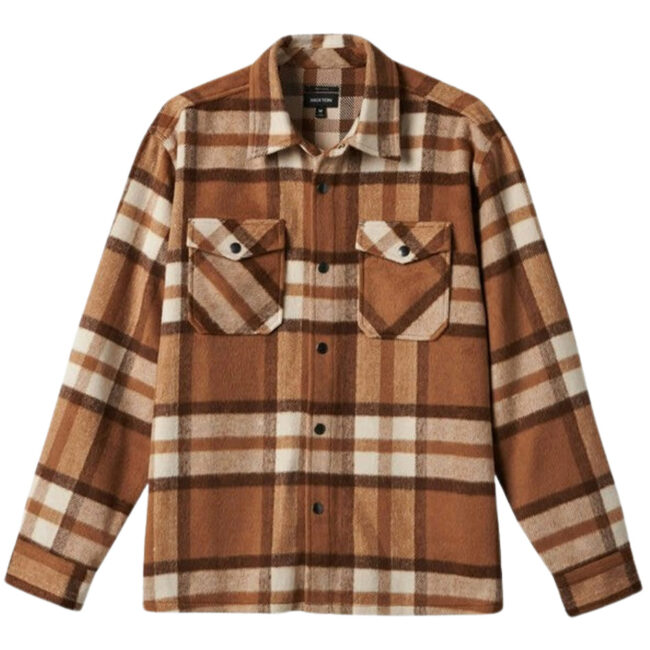 Brixton Selden Soft Brushed Flannel - Tan/Bison