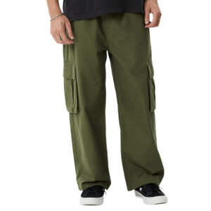 Afends Atlas Canvas Recycled Cargo Pant - Military
