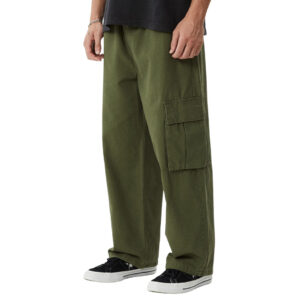 Afends Atlas Canvas Recycled Cargo Pant - Military