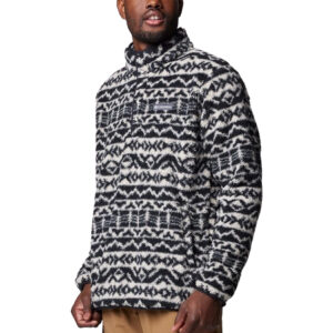 Columbia M Rugged Ridge Half Snap Fleece - Dark Stone/Black
